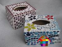 以下架 馬賽克磁磚面紙盒(中)DIY材料包 ED245